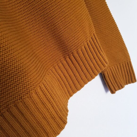 Everlane The Link-Stitch Crewneck Sweater XS Brass Brown 100% Cotton Jumper Top - Picture 11 of 15